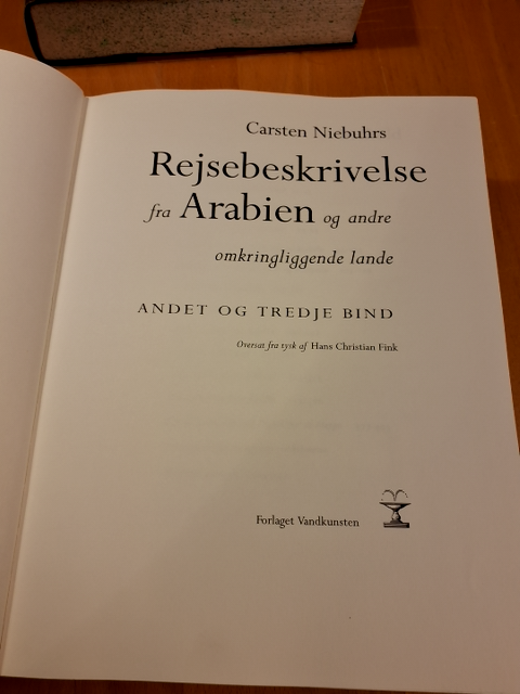 Carsten Niebuhrs Rejsebeskrivelse